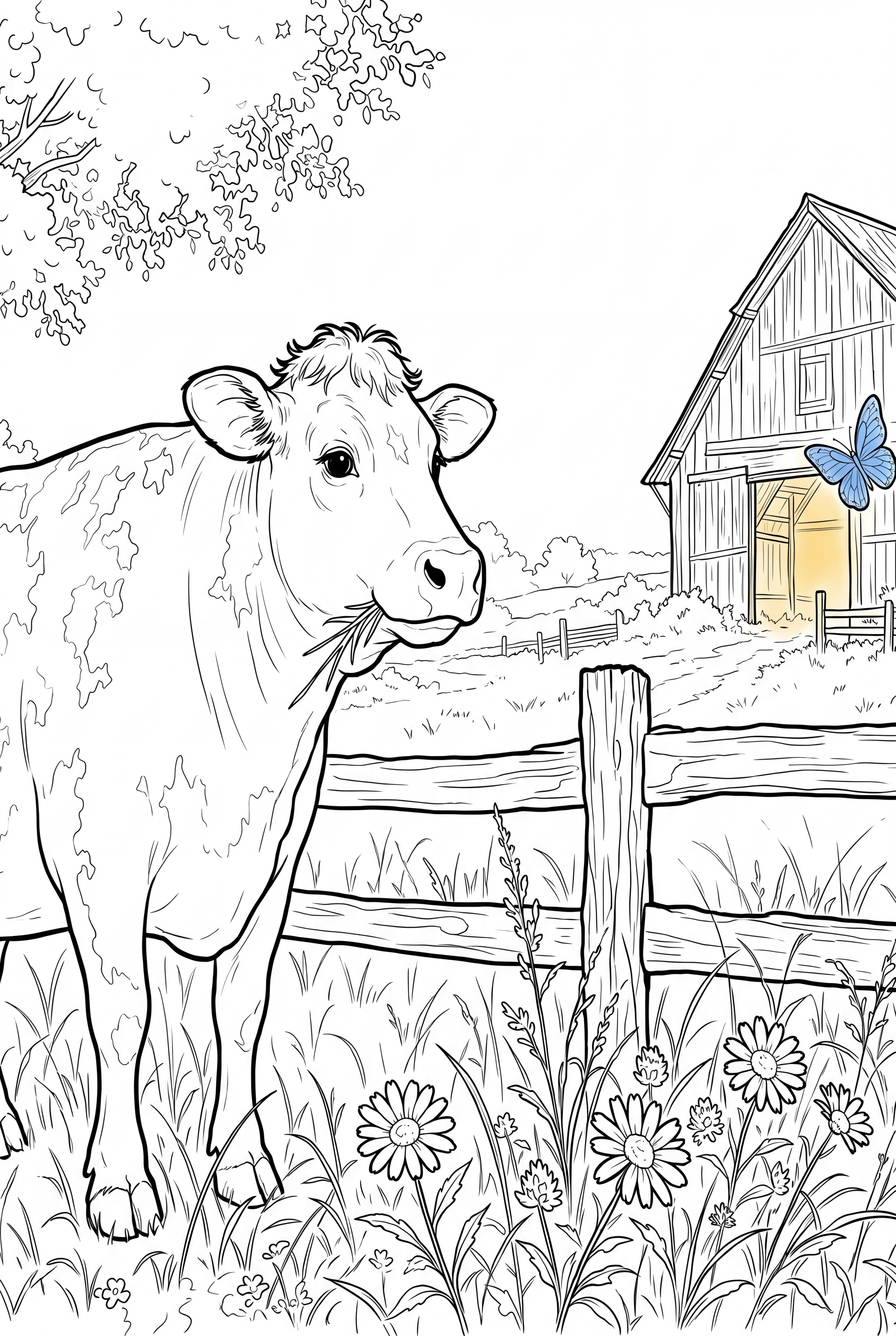 Mable at Her Fence